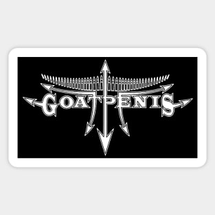 Goatpenis Logo | War Metal Sticker